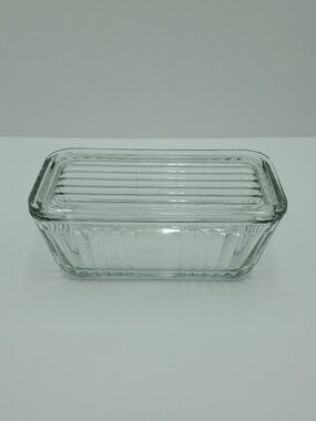 Anchor Hocking Bake 'N Keep Glass Refrigerator Jar & Lid Refrigerator Dish